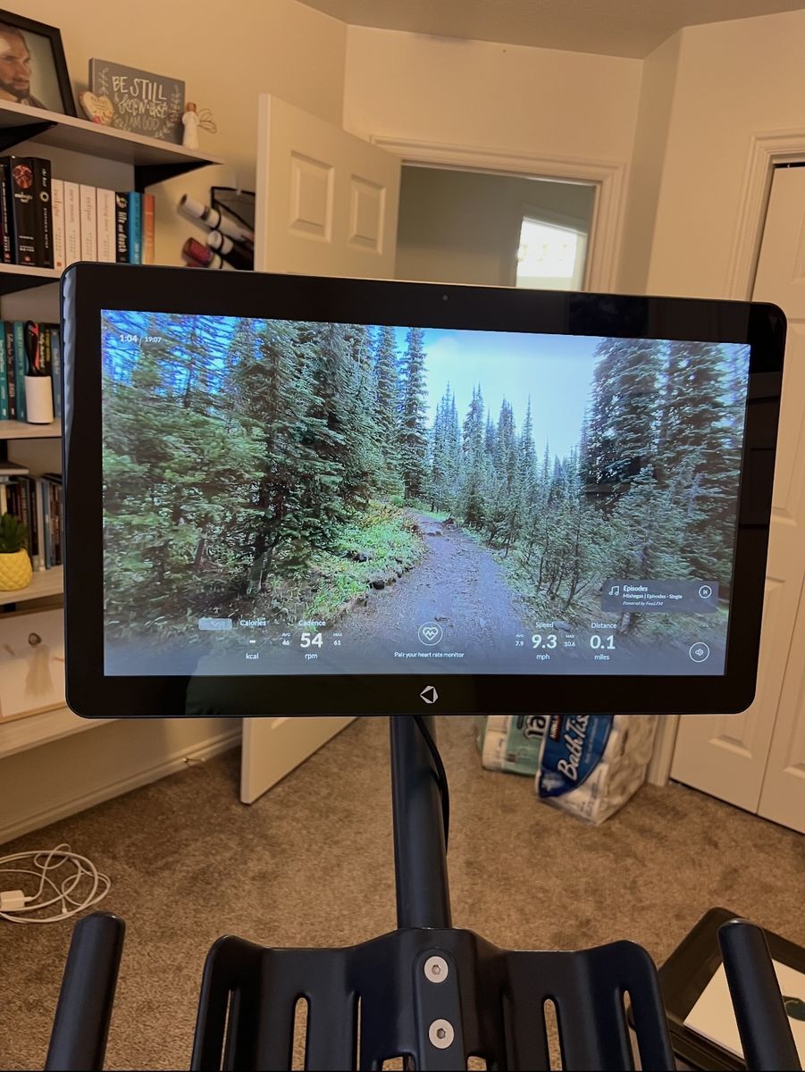 MYX Fitness Exercise Bike with Touchscreen Monitor