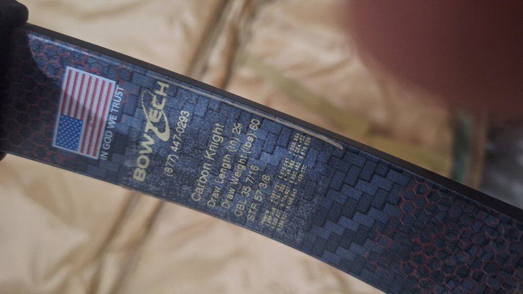 Bowtech compound bow OBO