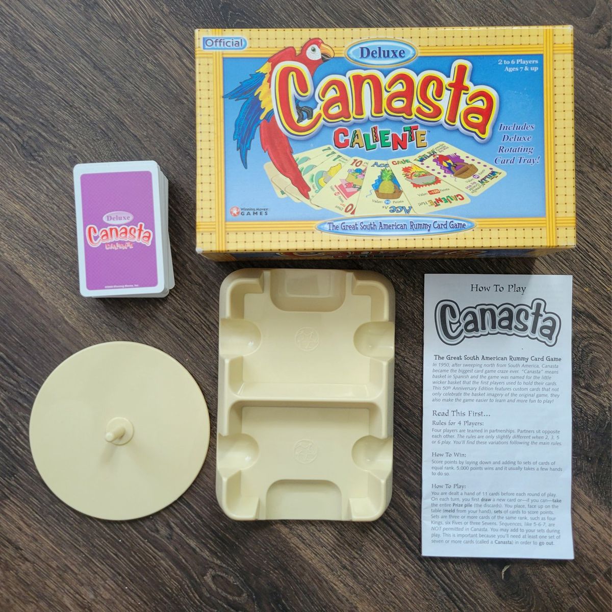 2000 Deluxe Canasta Caliente with spinning card tray
