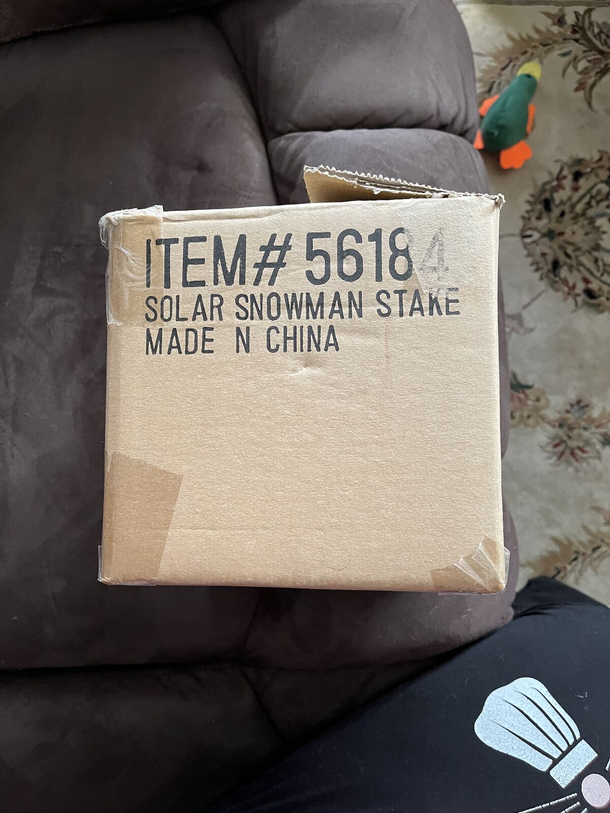 Christmas solar santa