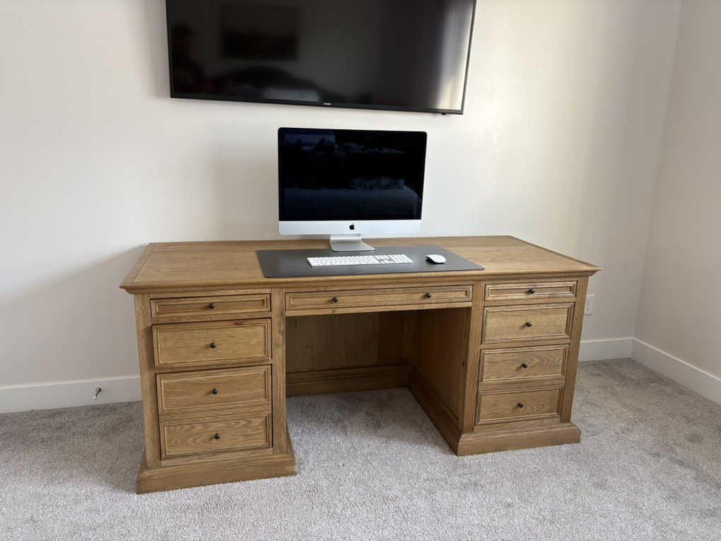 Restoration Hardware Executive French Panel Desk