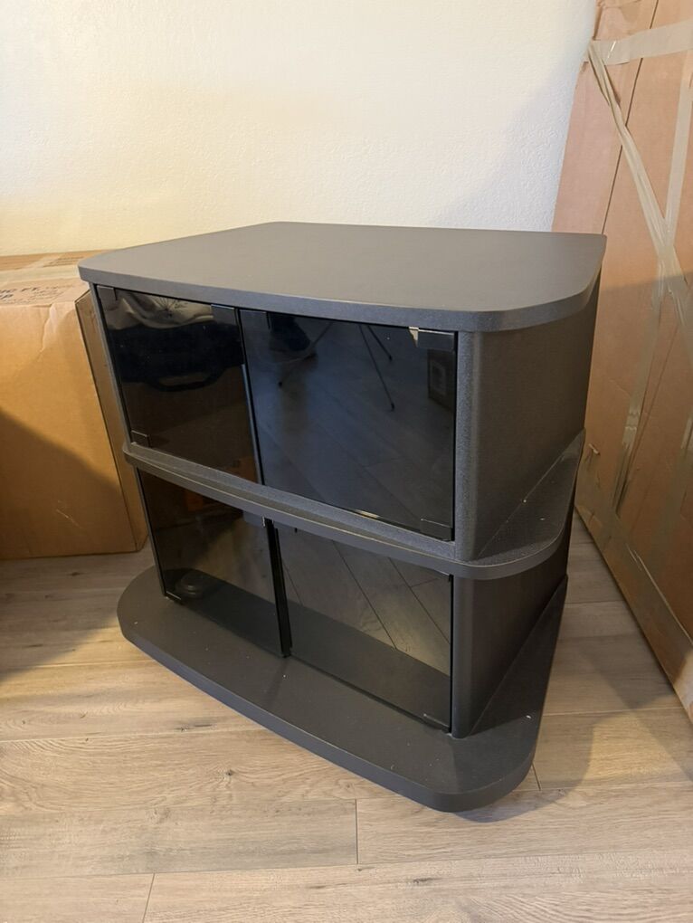 TV / Stereo Stand - 2 Levels With Glass Doorss