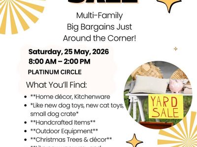 Yard Sale Milti-Family No Junk