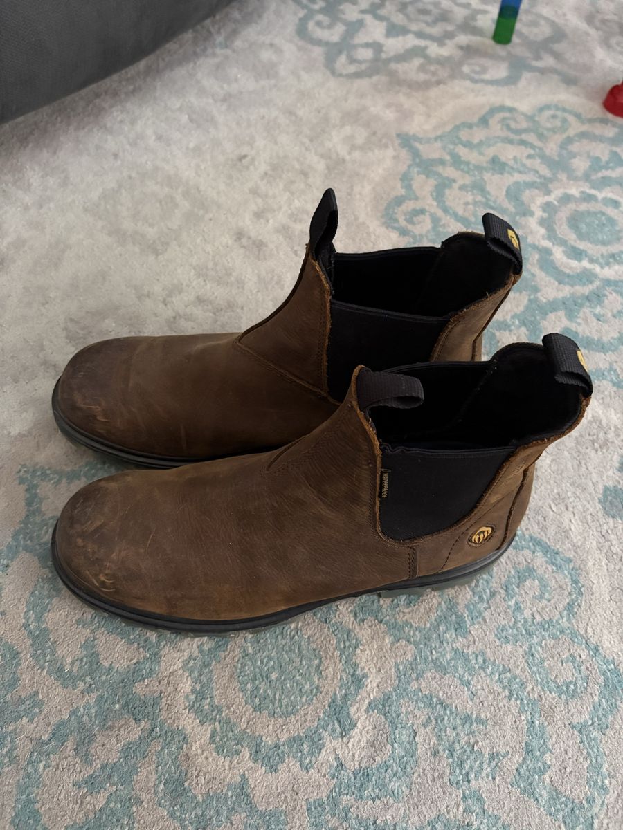 Wolverine I-90 EPX Romeo CarbonMAX waterproof work boots, style W10791. Size 11M Brown Leather