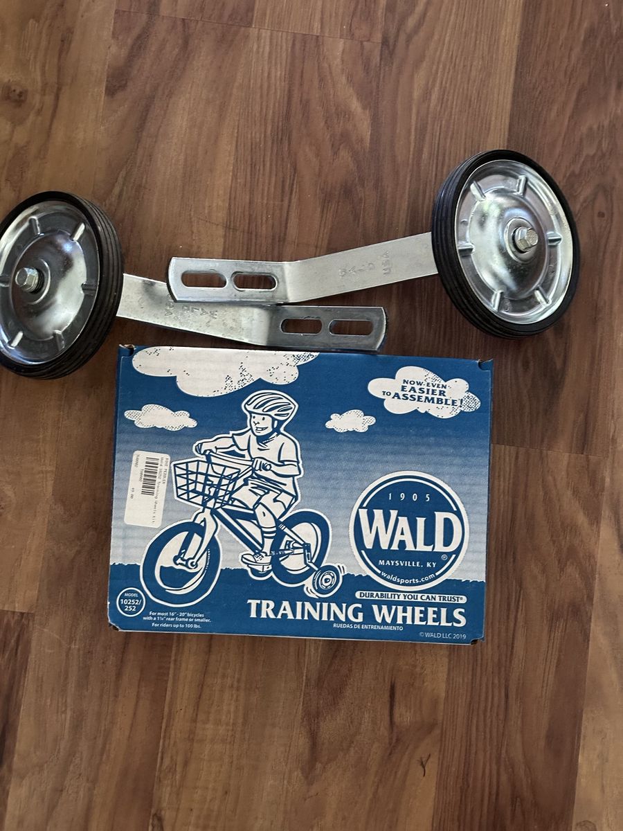 Universal training wheels, heavy duty steel