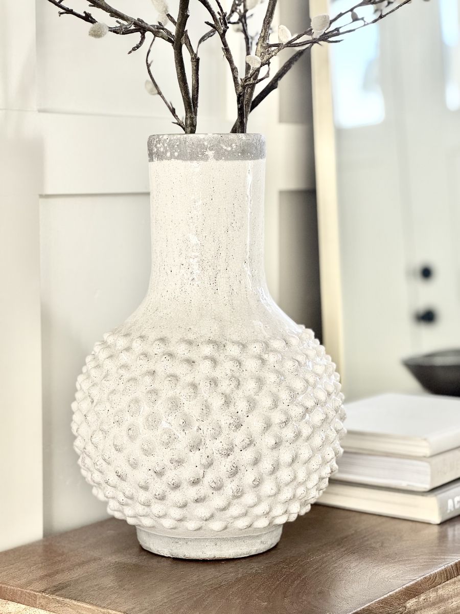 GORGEOUS High End Hayes Large Heavy Textured Vase