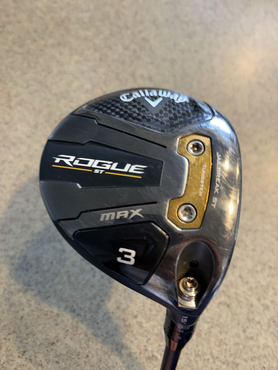 Callaway Rogue ST MAX 3-Wood 15 Degree Fairway Wood with Headcover Right Hand
