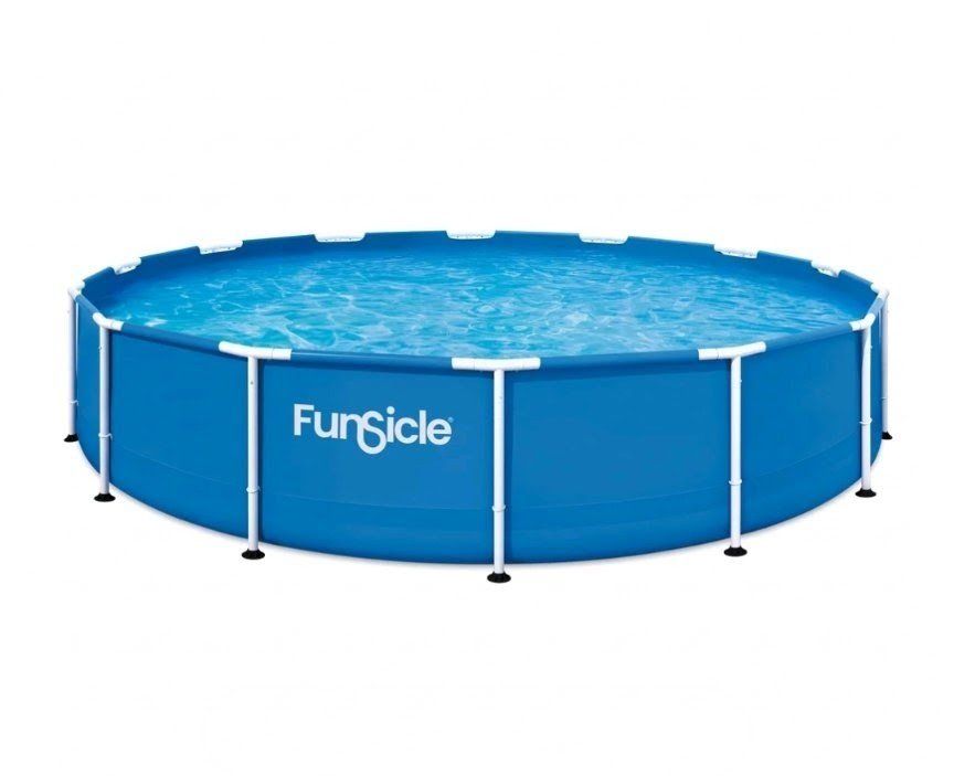Funsicle 14' x 33" Above Ground Adventure Metal Frame Swimming Pool with FiltraBoost Pump