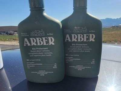 2 Bottles of Arber Bio Protectant, Organic Plant Food Fertilizer, 16 fl oz Concentrate