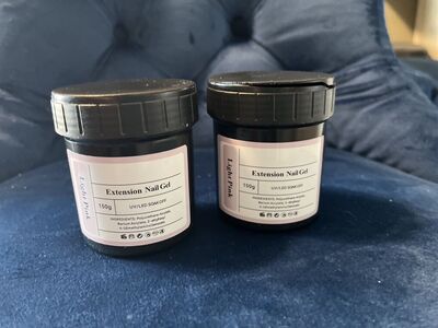 NEW 2 Extension Nail Gel UV/LED Soak Off 150g