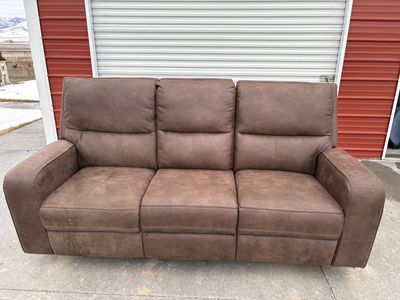 ABBYSON HOME THREE SEAT RECLING SOFA