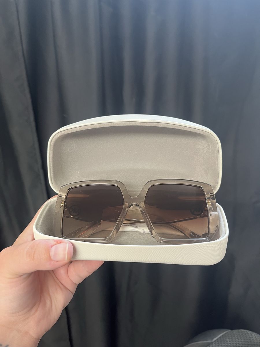 Michael Kors Women's Brown Square Sunglasses with Case