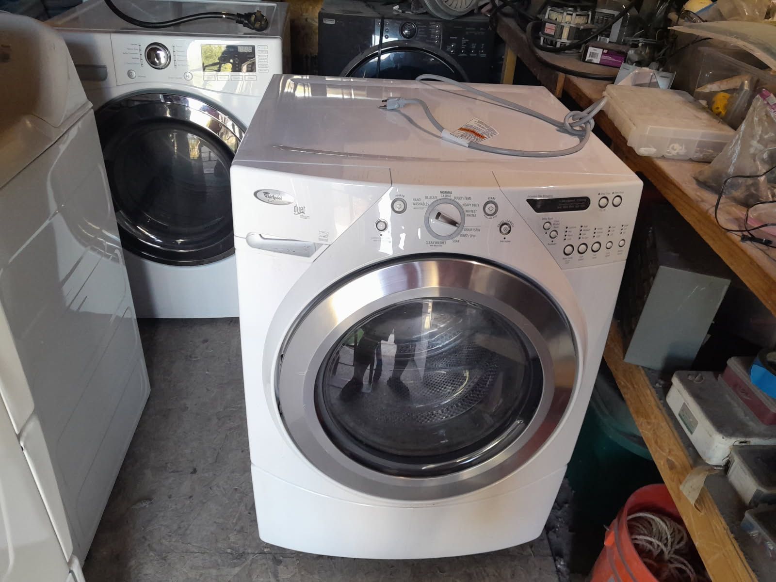 Very Nice Whirlpool Front Load Washer and Kenmore Electric Dryer