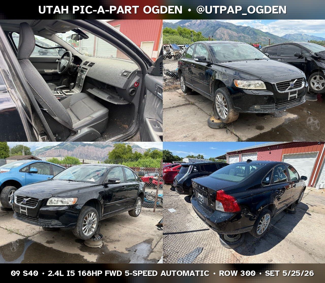 2009 Volvo S40 Parts - UTPAP Ogden