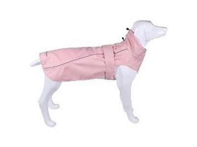 Waterproof Dog Raincoat (Pink, Large, 22-37 lbs)