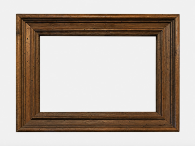 Vintage Solid Wood Picture Frame 12x16 Rustic Brown Art Frame 20.5x16.5 Outer