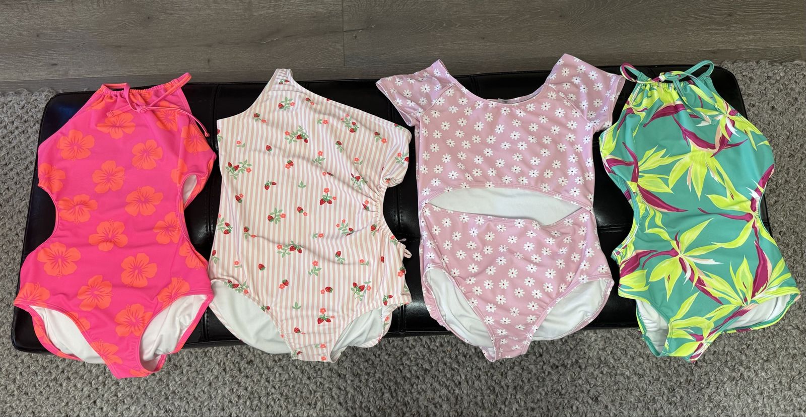 Four ADORABLE Girls Swimsuits