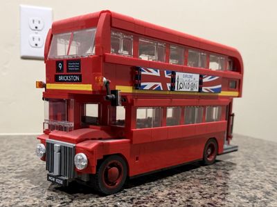 LEGO Creator Double Decker London Bus #10258 — Built Once, Displayed Only