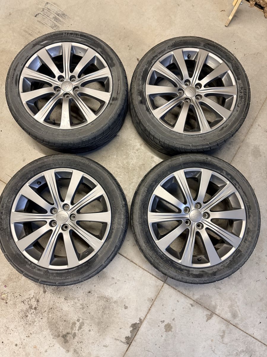 Subaru OEM 17" Alloy Wheels with Tires - Set of 4