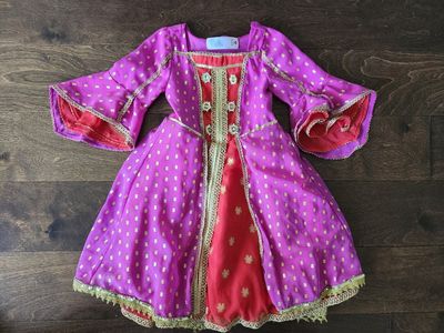 Disney Princess Jasmine Style Costume Dress, Girls Size 3T, From the Live Action Aladdin Movie for Dress-up or Halloween