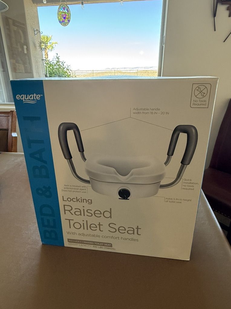 Locking Raised Toilet Seat