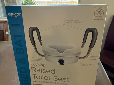 Locking Raised Toilet Seat