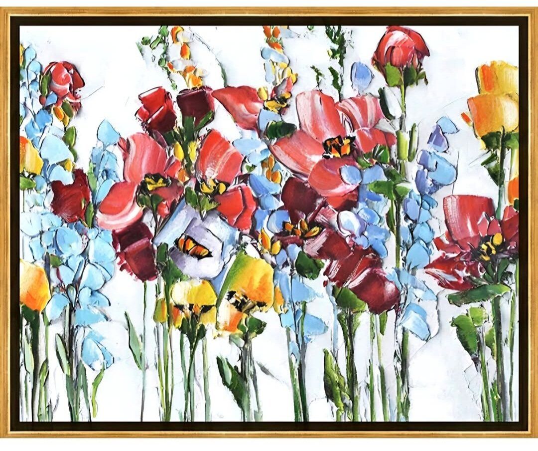 Art Remedy Follow Your Heart Canvas Bright Colorfu