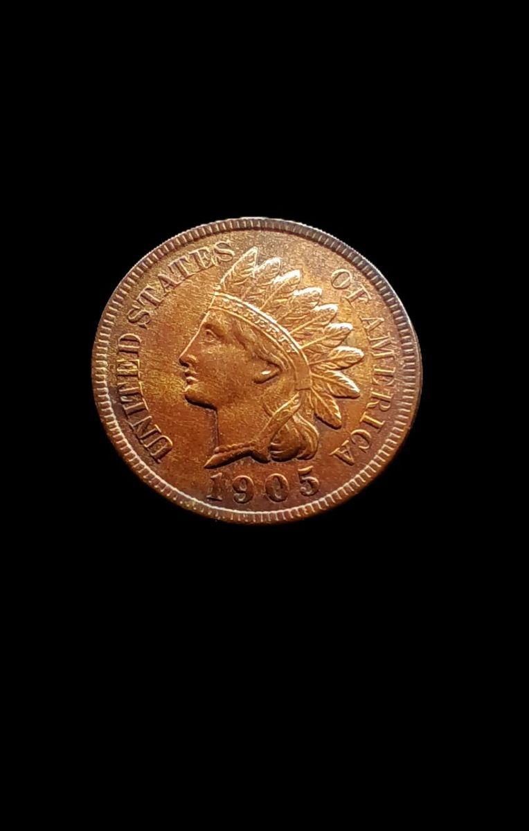 1905 Indian Head Cent Uncirculated 4 Diamonds! A beautiful coin!
