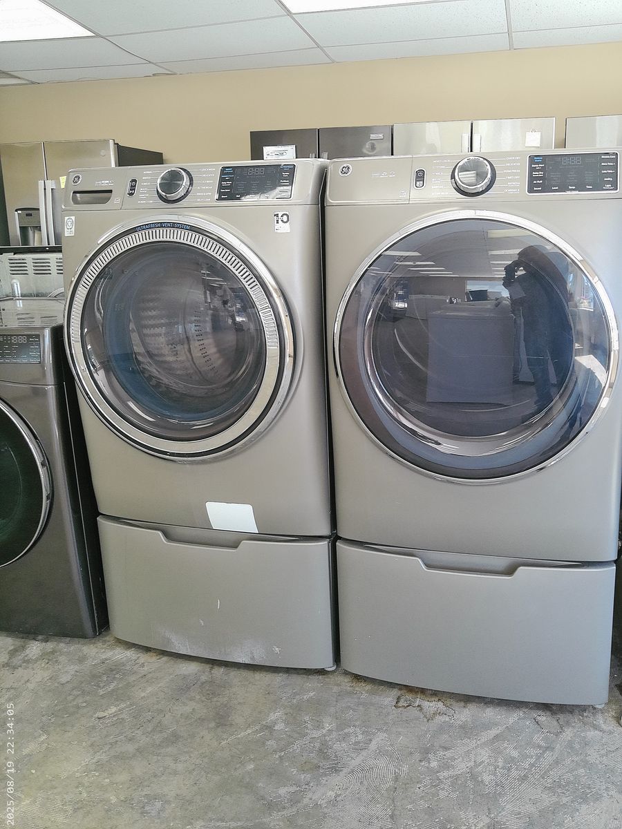 GE Profile Washer & Electric Dryer Set~Front Load, UltraFresh Vent System~90 Day Guarantee