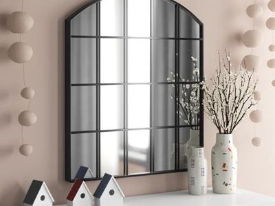 New in box! Azaila Metal Arch Wall Mirror
