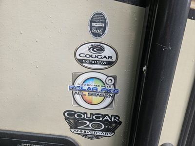 2018 Cougar RV camping trailer