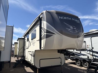 2018 Jayco North Point 379DBFS Bunkroom + Double Bathroom + Washer/Dryer!