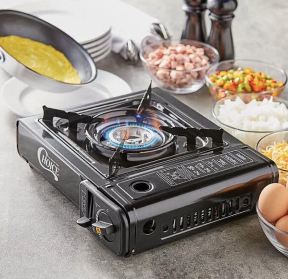 GasOne Single Burner Portable Butane Gas Stove Range Camping Cooking