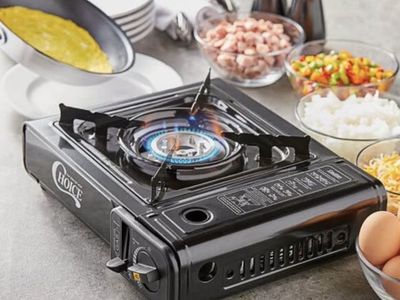 GasOne Single Burner Portable Butane Gas Stove Range Camping Cooking