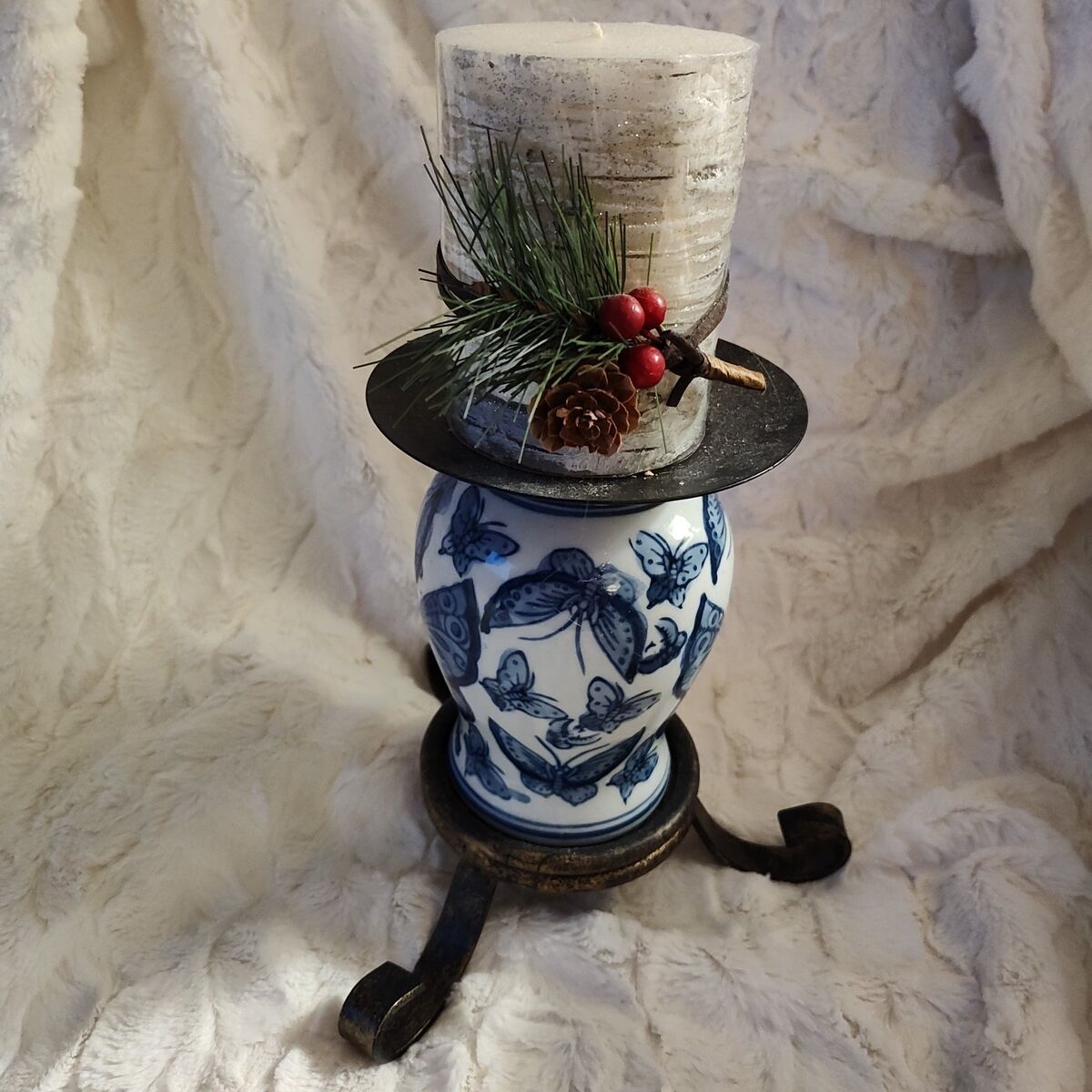 Candleholder with Candle