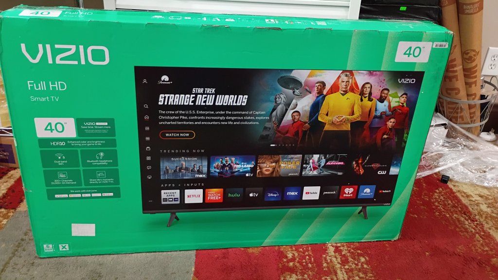 1VIZIO 40" Class Full HD 1080p LED Smart TV (VFD40