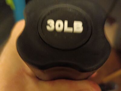 30 pound padded weight bar. New