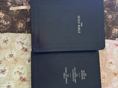 The Holy Bible & Book of Mormon (LDS Edition) - Black Standard Works Set LIMITED EDITION