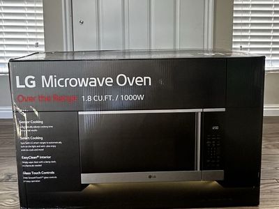 LG 1.8 cu ft Over-the-Range Microwave w/ Sensor Cooking, PrintProof Stainless Steel (Model: MVEM1825X)