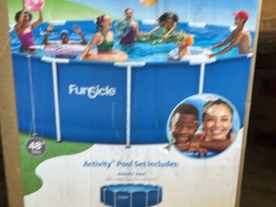 Funsicle 15ft x 48in Activity Pool - Frame Above Ground Pool Set
