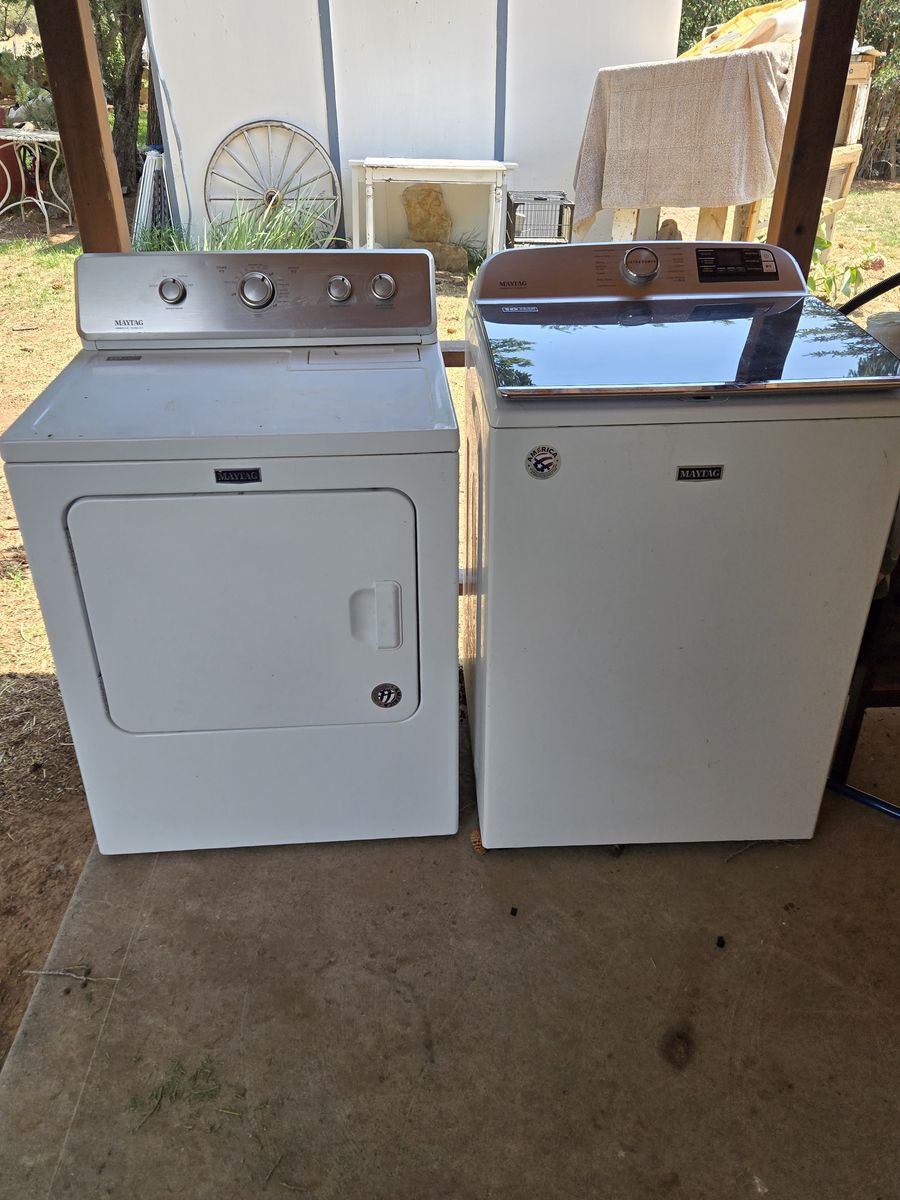 Maytag washer and dryer