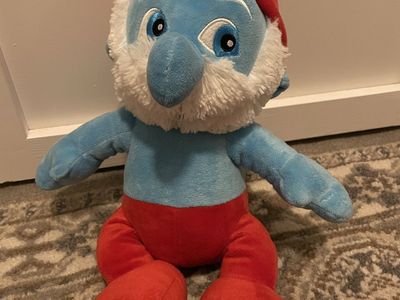 Build A Bear Workshop Papa Smurf Retired Plush