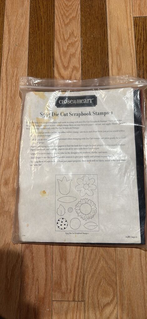 Die Cut Scrapbooking Flower Stamps