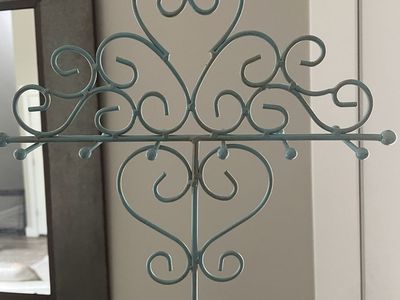 13” metal jewelry organizer could hang ornaments