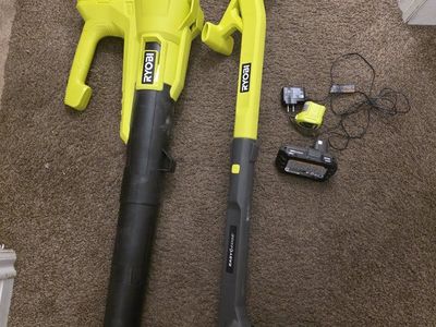Ryobi ONE+ 18V Cordless String Trimmer/Edger & Blower Combo Kit with Battery and Charger