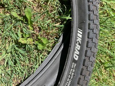 Kenda KRad 26 x 1.95 knobby tires