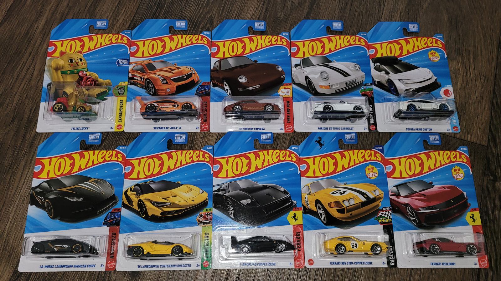 Hot wheel cars
