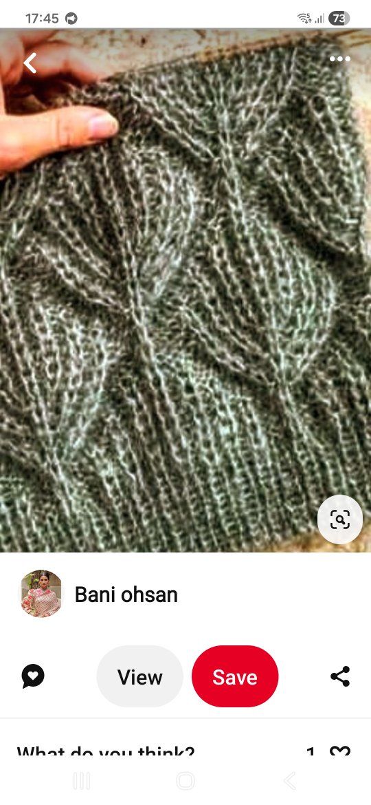 Hand-Knitted Grey-Green Textured Knit Fabric - Craft Material