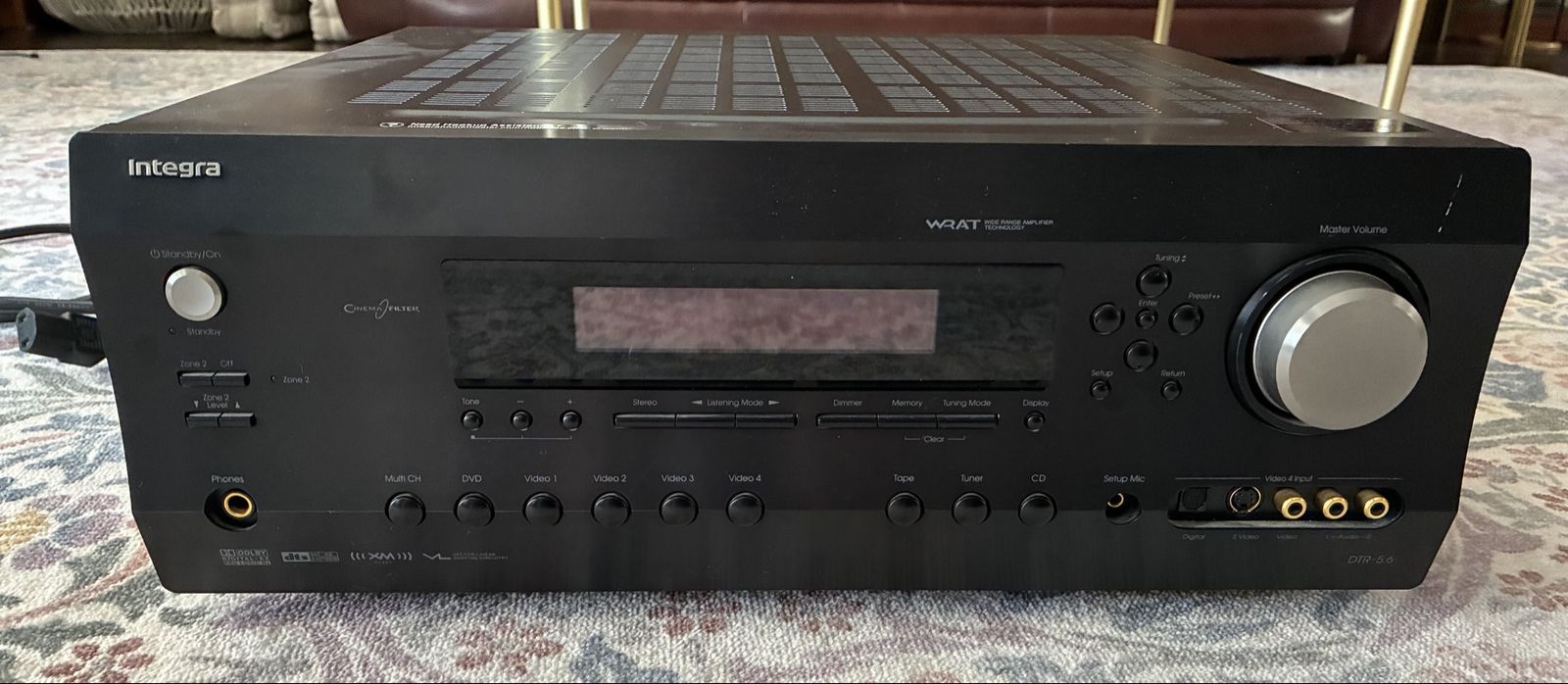 Integra DTS-5.2 Surround Sound AV Stereo Reciever