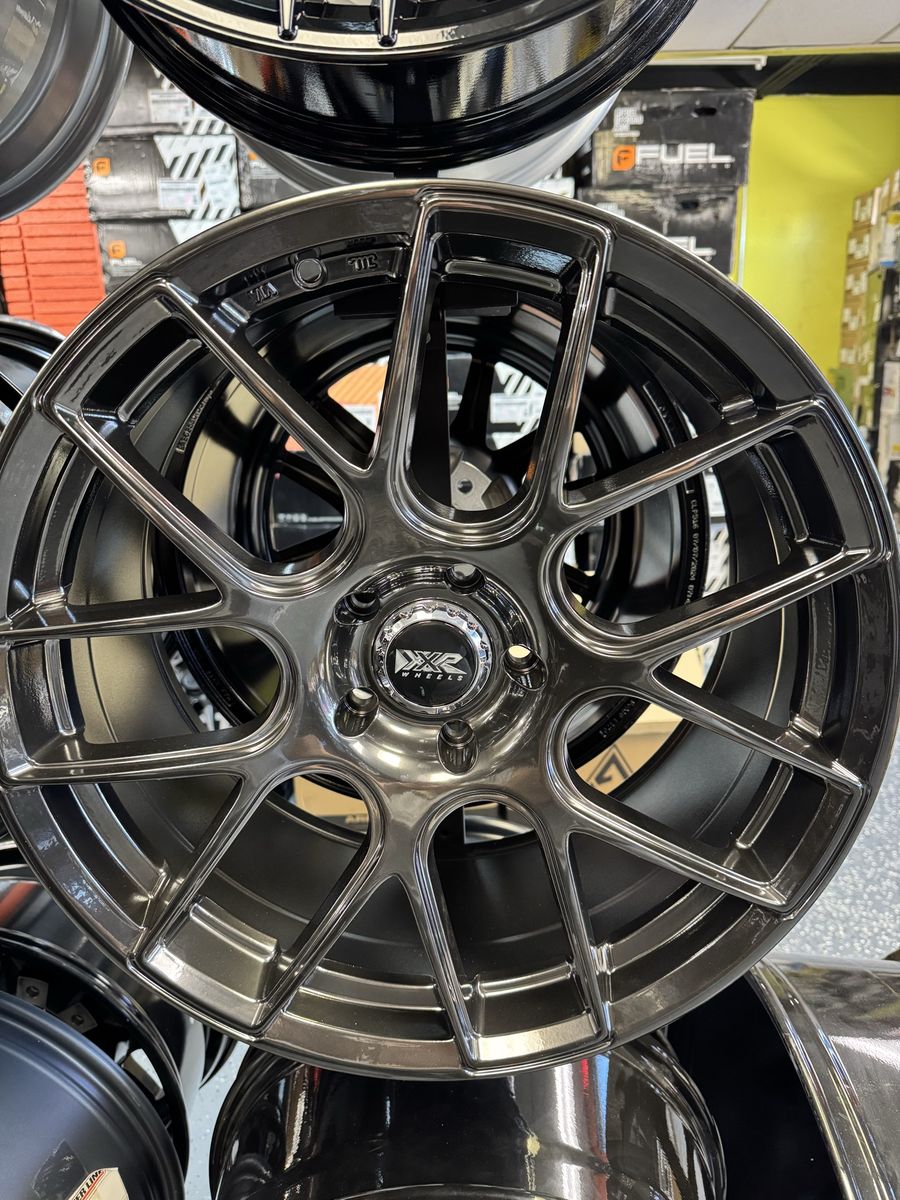 Brand new set of 4 wheels XXR Wheels 19x9 lug pattern 5x4.5 +35 offset Chromium Black